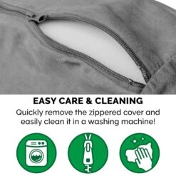 FurHaven Faux Sheepskin Snuggery Memory Top Cat & Dog Bed With Removable Cover -Blue Buffalos Shop 206661 PT7. AC SS1800 V1612504576