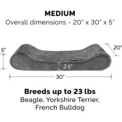 FurHaven Minky Plush Luxe Lounger Orthopedic Cat & Dog Bed With Removable Cover -Blue Buffalos Shop 206687 PT4. AC SS1800 V1625262479