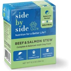 Side By Side Neutral Complete & Balanced Beef & Salmon Wet Dog Food