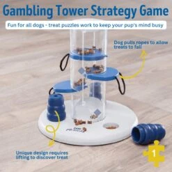 TRIXIE Gambling Tower Activity Strategy Game Dog Toy -Blue Buffalos Shop 207411 PT3. AC SS1800 V1686339285