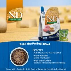 Farmina N&D Ancestral Grain Lamb & Blueberry Recipe Adult Mini Breed Dry Dog Food -Blue Buffalos Shop 207660 PT6. AC SS1800 V1678909953