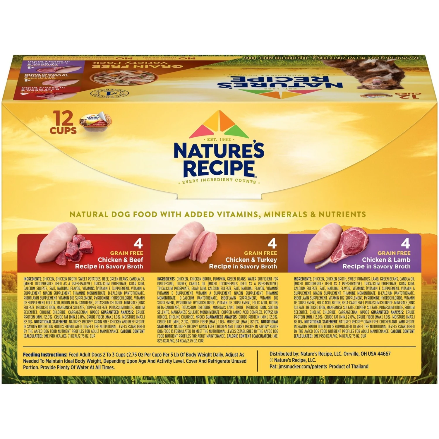 Nature's Recipe Variety Pack Grain-Free Wet Dog Food 5 Nature's Recipe Variety Pack Grain-Free Wet Dog Food - Image 3
