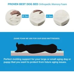 Pet Support Systems Orthopedic Pillow Dog Bed -Blue Buffalos Shop 210165 PT4. AC SS1800 V1576697339