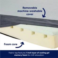 Frisco Cooling Orthopedic Pillow Dog Bed W/Removable Cover 10 Frisco Cooling Orthopedic Pillow Dog Bed W/Removable Cover -Blue Buffalos Shop 210223 PT3. AC SS1800 V1700243663