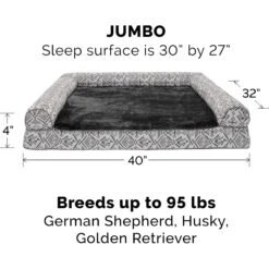 FurHaven Southwest Kilim Cat & Dog Bed -Blue Buffalos Shop 213508 PT4. AC SS1800 V1687353173