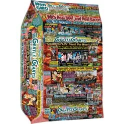 Gentle Giants Natural Non-GMO Dog & Puppy Beef & Bacon Dry Dog Food, 24-lb Bag