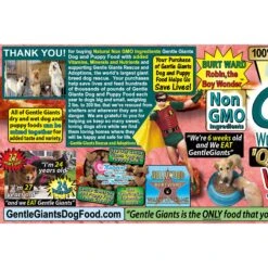 Gentle Giants Natural Non-GMO Dog & Puppy Beef & Bacon Dry Dog Food, 24-lb Bag -Blue Buffalos Shop 214551 PT8. AC SS1800 V1685726996