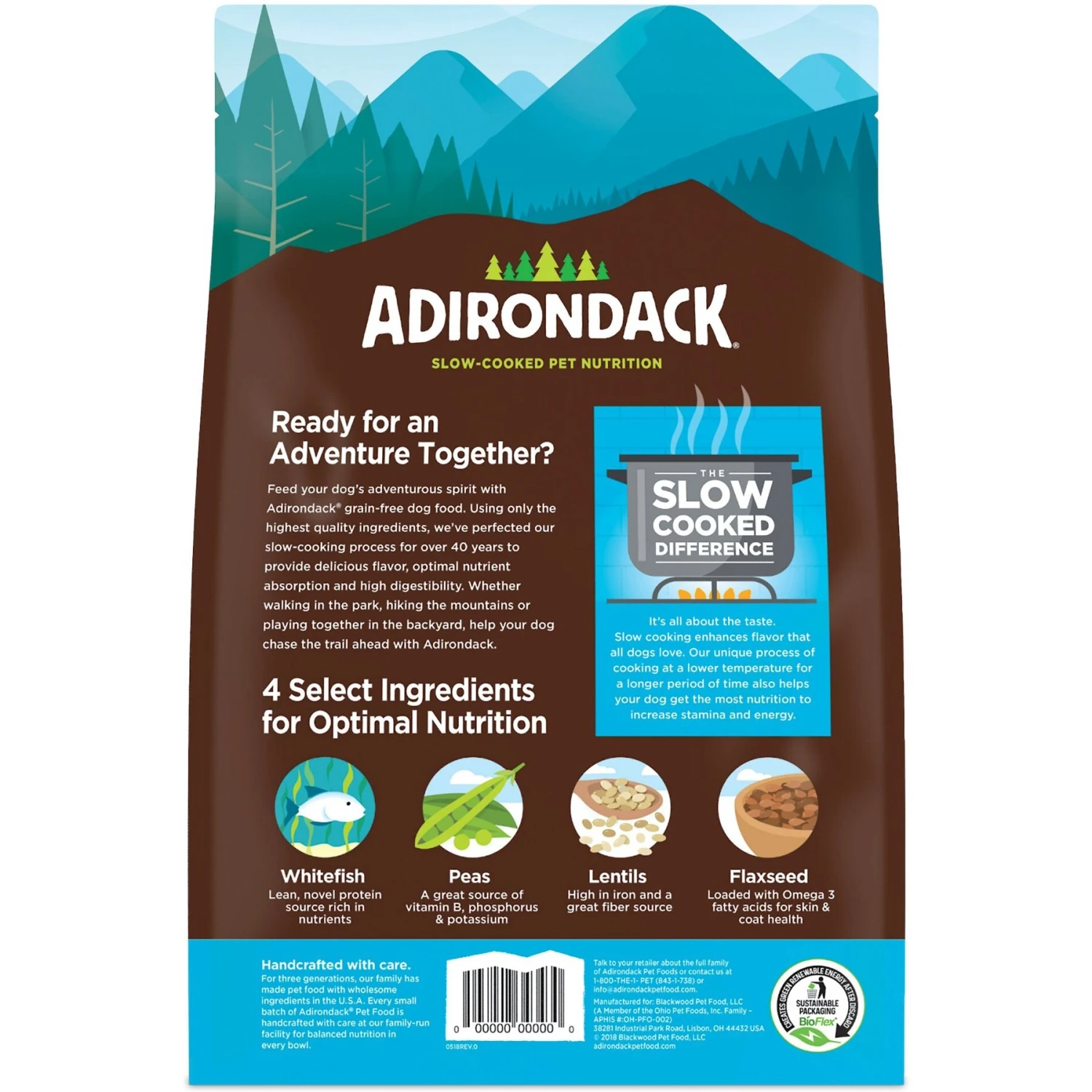 Adirondack Limited Ingredient Whitefish & Peas Recipe Grain-Free Dry Dog Food 5 Adirondack Limited Ingredient Whitefish & Peas Recipe Grain-Free Dry Dog Food - Image 3