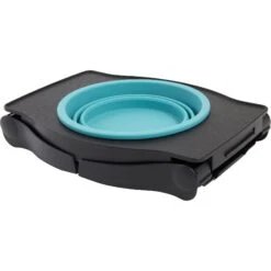 Frisco Elevated Collapsible Travel Bowl -Blue Buffalos Shop 216013 PT3. AC SS1800 V1591020376