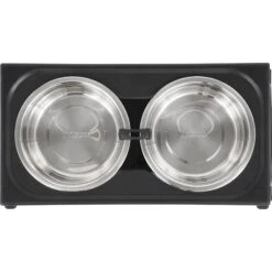 Frisco Stainless Steel Bowls With Adjustable Elevated Holder -Blue Buffalos Shop 216015 PT3. AC SS1800 V1591020388