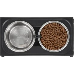 Frisco Stainless Steel Bowls With Adjustable Elevated Holder -Blue Buffalos Shop 216015 PT4. AC SS1800 V1591020390