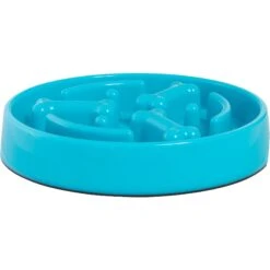 Frisco Bone Shaped Ridges Slow Feed Bowl -Blue Buffalos Shop 216041 PT2. AC SS1800 V1591020673