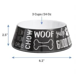 Frisco Doggie Melamine Bowl -Blue Buffalos Shop 216062 PT1. AC SS1800 V1600374066