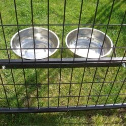 Lucky Dog Double Bowl Dog Kennel System -Blue Buffalos Shop 217598 PT2. AC SS1800 V1582640292