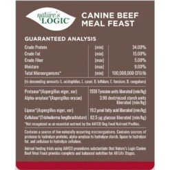 Nature's Logic Canine Beef Meal Feast All Life Stages Dry Dog Food -Blue Buffalos Shop 217988 PT4. AC SS1800 V1703016683