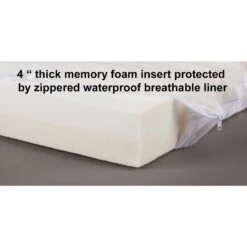 3 Dog Pet Supply EZ Wash Softshell Orthopedic Bolster Dog Bed With Removable Cover -Blue Buffalos Shop 218536 pt2. AC SS1800 V1583963905