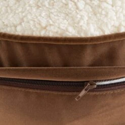 Happy Hounds Scooter Deluxe Round Pillow Dog Bed With Removable Cover -Blue Buffalos Shop 219139 pt3. AC SS1800 V1580854829