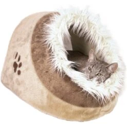 TRIXIE Minou Cuddly Cave Dog & Cat Bed -Blue Buffalos Shop 221581 pt4. AC SS1800 V1582062813
