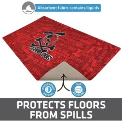 Drymate Red Good Dog Cross Bones Dog Bowl Place Mat -Blue Buffalos Shop 222047 PT3. AC SS1800 V1651156017