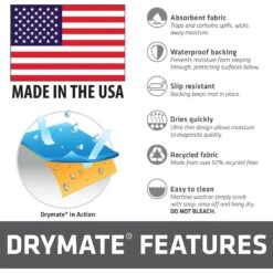 Drymate Red Border Red Dog House Dog Bowl Place Mat -Blue Buffalos Shop 222059 PT6. AC SS1800 V1650996388