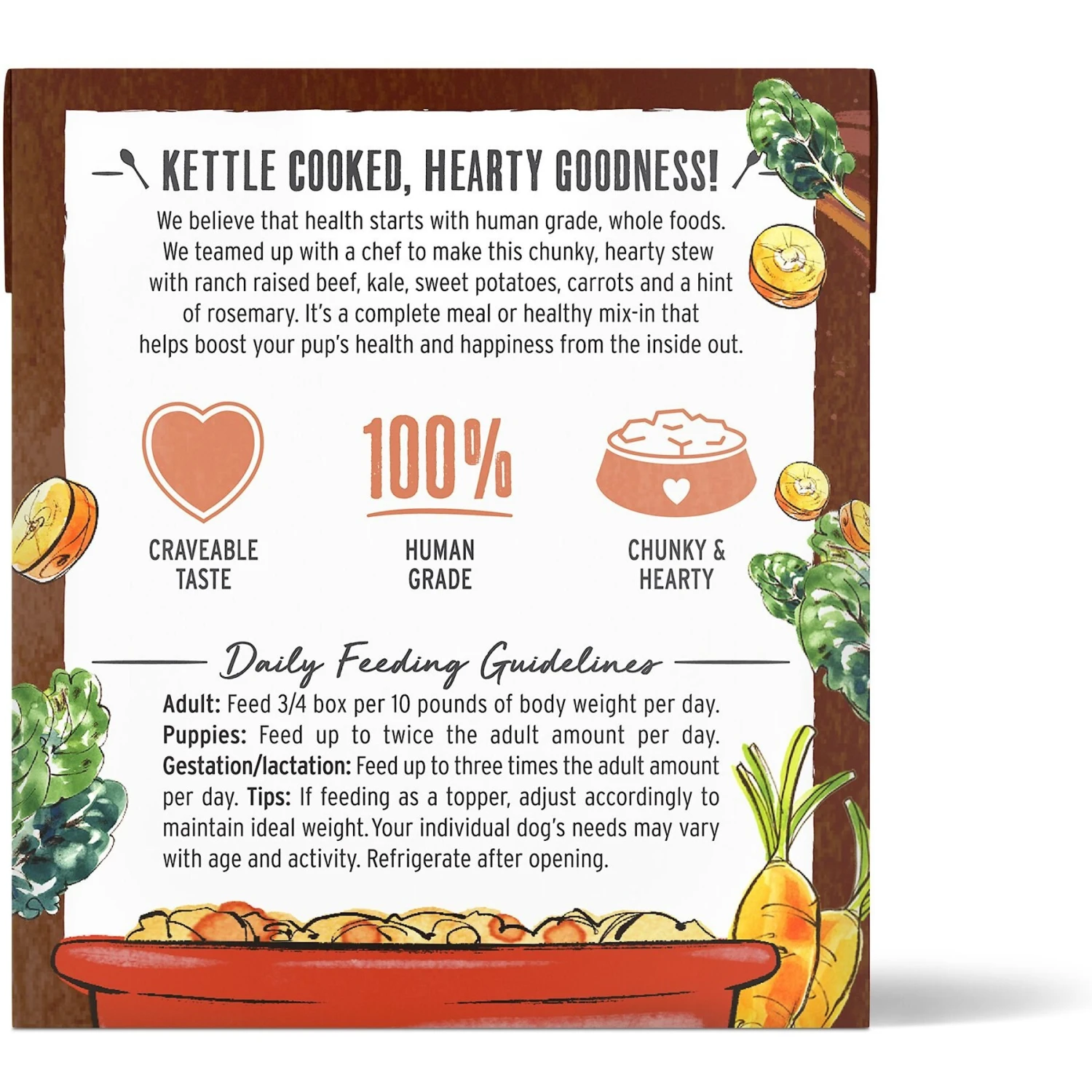 The Honest Kitchen One Pot Stews Roasted Beef Stew Wet Dog Food 4 The Honest Kitchen One Pot Stews Roasted Beef Stew Wet Dog Food - Image 2