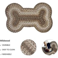 Homespice Bone Shaped Ultra Durable Braided Dog & Cat Placemat 9 Homespice Bone Shaped Ultra Durable Braided Dog & Cat Placemat -Blue Buffalos Shop 223196 PT3. AC SS1800 V1585228024