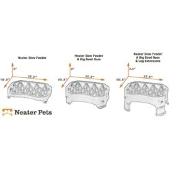 Neater Pets Adjustable Non-Skid Plastic Slow Feeder Dog & Cat Bowl -Blue Buffalos Shop 224731 PT6. AC SS1800 V1631150767