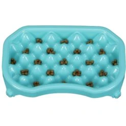 Neater Pets Adjustable Non-Skid Plastic Slow Feeder Dog & Cat Bowl -Blue Buffalos Shop 224731 pt3. AC SS1800 V1583446093
