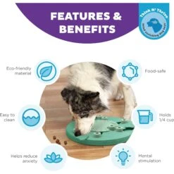 Nina Ottosson By Outward Hound Dog Worker Green Interactive Treat Puzzle Dog Toy -Blue Buffalos Shop 226722 PT1. AC SS1800 V1694439683