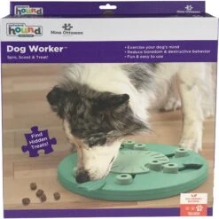 Nina Ottosson By Outward Hound Dog Worker Green Interactive Treat Puzzle Dog Toy -Blue Buffalos Shop 226722 PT6. AC SS1800 V1694439629