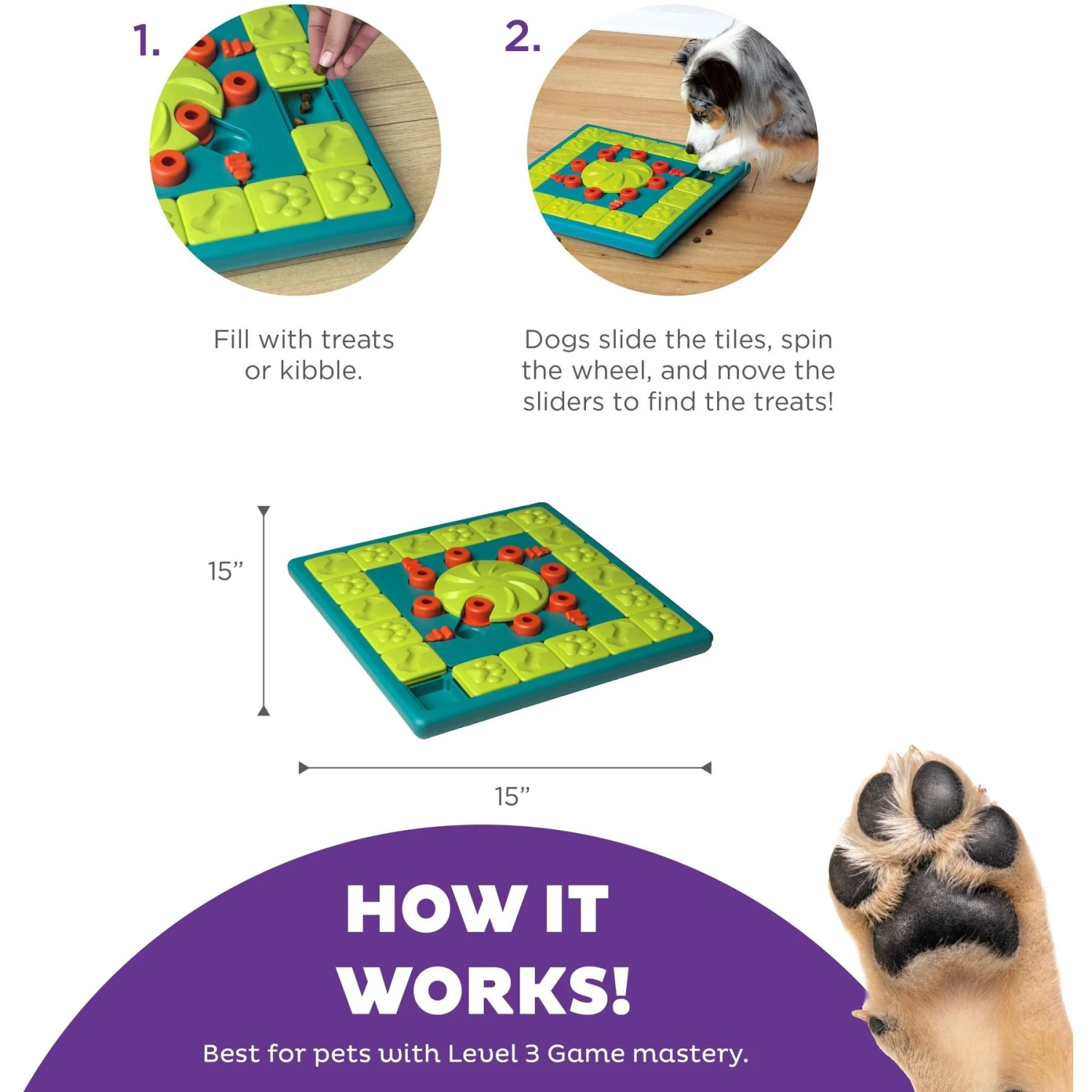 Nina Ottosson By Outward Hound Multipuzzle Dog Toy 5 Nina Ottosson By Outward Hound Multipuzzle Dog Toy - Image 3