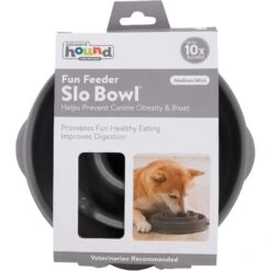 Outward Hound Fun Feeder Drop Dog Bowl, Grey -Blue Buffalos Shop 226744 PT6. AC SS1800 V1694285463