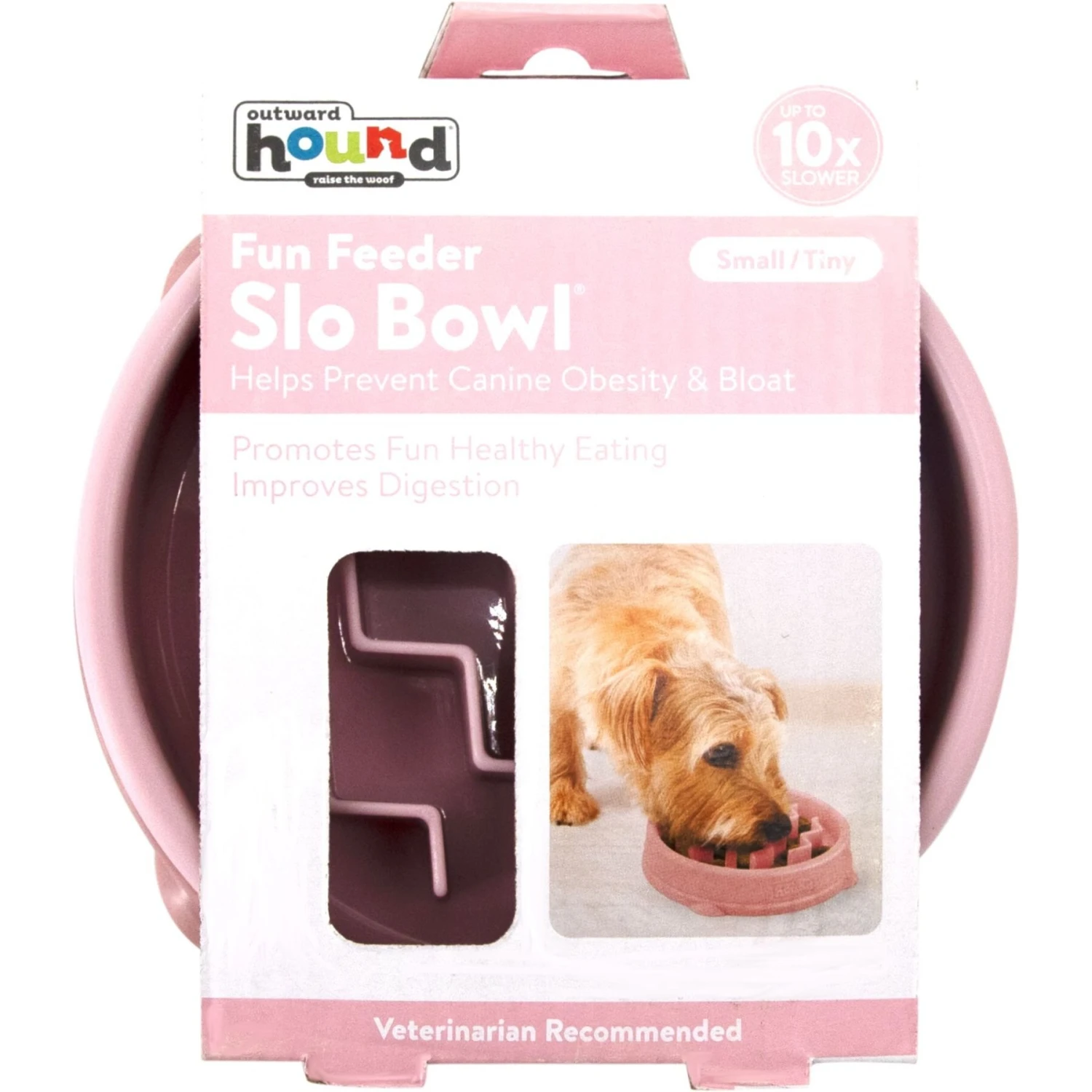 Outward Hound Non-Skid Plastic Slow Feeder Wave Dog Bowl 9 Outward Hound Non-Skid Plastic Slow Feeder Wave Dog Bowl - Image 7