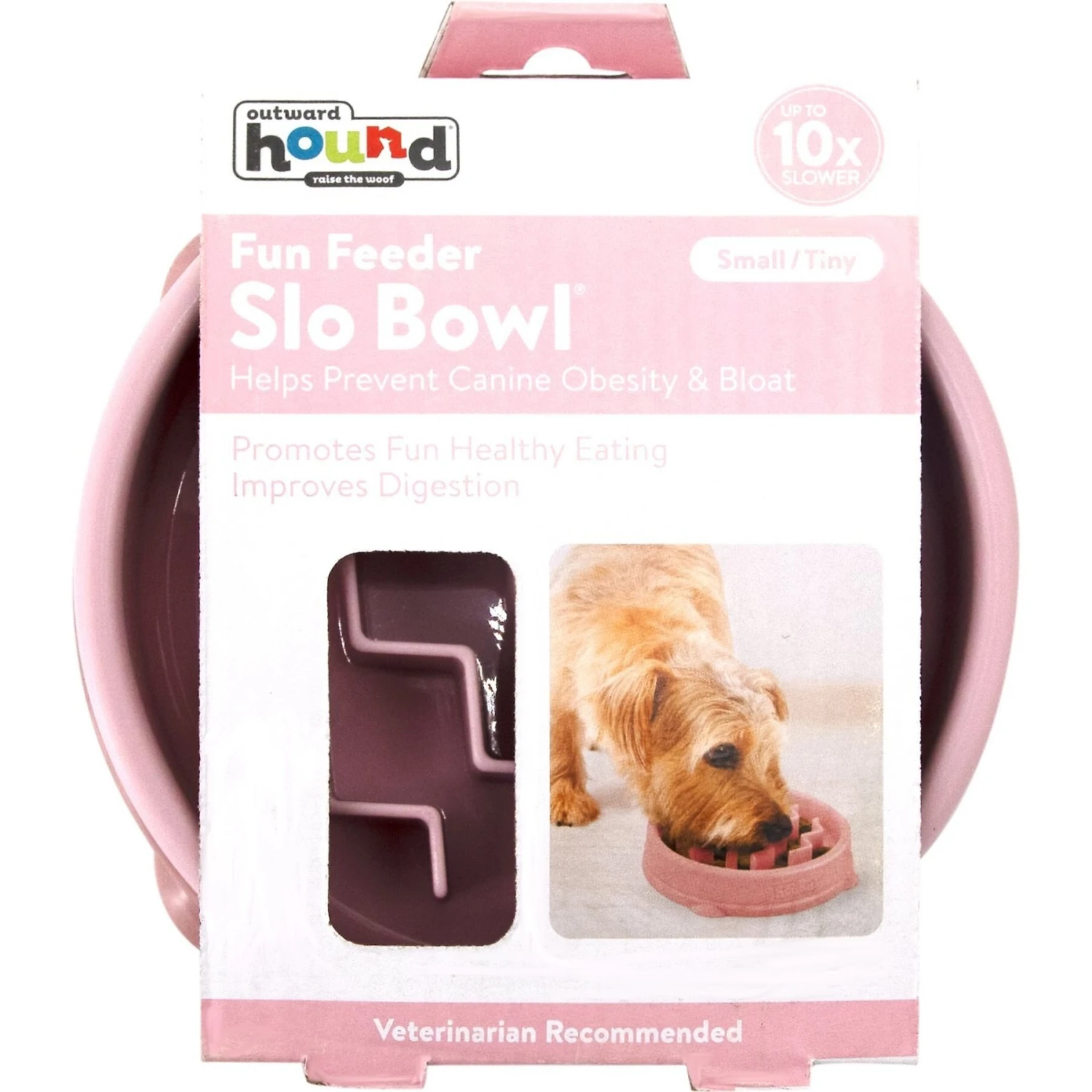 Outward Hound Non-Skid Plastic Slow Feeder Wave Dog Bowl 10 Outward Hound Non-Skid Plastic Slow Feeder Wave Dog Bowl - Image 8