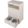 New Age Pet Dog Food Pantry W/ Double Bowl 2 New Age Pet Dog Food Pantry W/ Double Bowl -Blue Buffalos Shop 229987 MAIN. AC SS1800 V1586882936