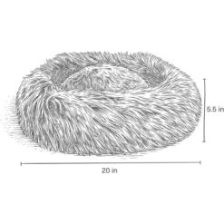 Mau Lifestyle Fluffi Donut Dog & Cat Bed -Blue Buffalos Shop 230606 PT7. AC SS1800 V1603417903