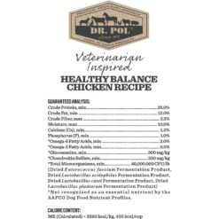 Dr. Pol Healthy Balance Chicken Recipe Dry Dog Food -Blue Buffalos Shop 232528 PT4. AC SS1800 V1588102822