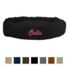 Majestic Pet Suede Personalized Bagel Cat & Dog Bed -Blue Buffalos Shop 234667 MAIN. AC SS1800 V1619448730