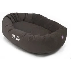 Majestic Pet Velvet Personalized Bagel Cat & Dog Bed -Blue Buffalos Shop 234693 PT5. AC SS1800 V1633963615