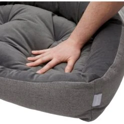 Frisco Rectangular Personalized Bolster Dog Bed W/Removable Cover -Blue Buffalos Shop 234946 PT7. AC SS1800 V1600209453