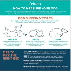 Frisco Orthopedic Pillow Cat & Dog Bed 10 Frisco Orthopedic Pillow Cat & Dog Bed -Blue Buffalos Shop 235036 PT3. AC SS1800 V1633990289