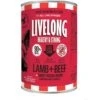 Livelong Healthy & Strong Lamb, Beef & Sweet Potato Recipe Wet Dog Food, 12.5-oz Can, Case Of 12