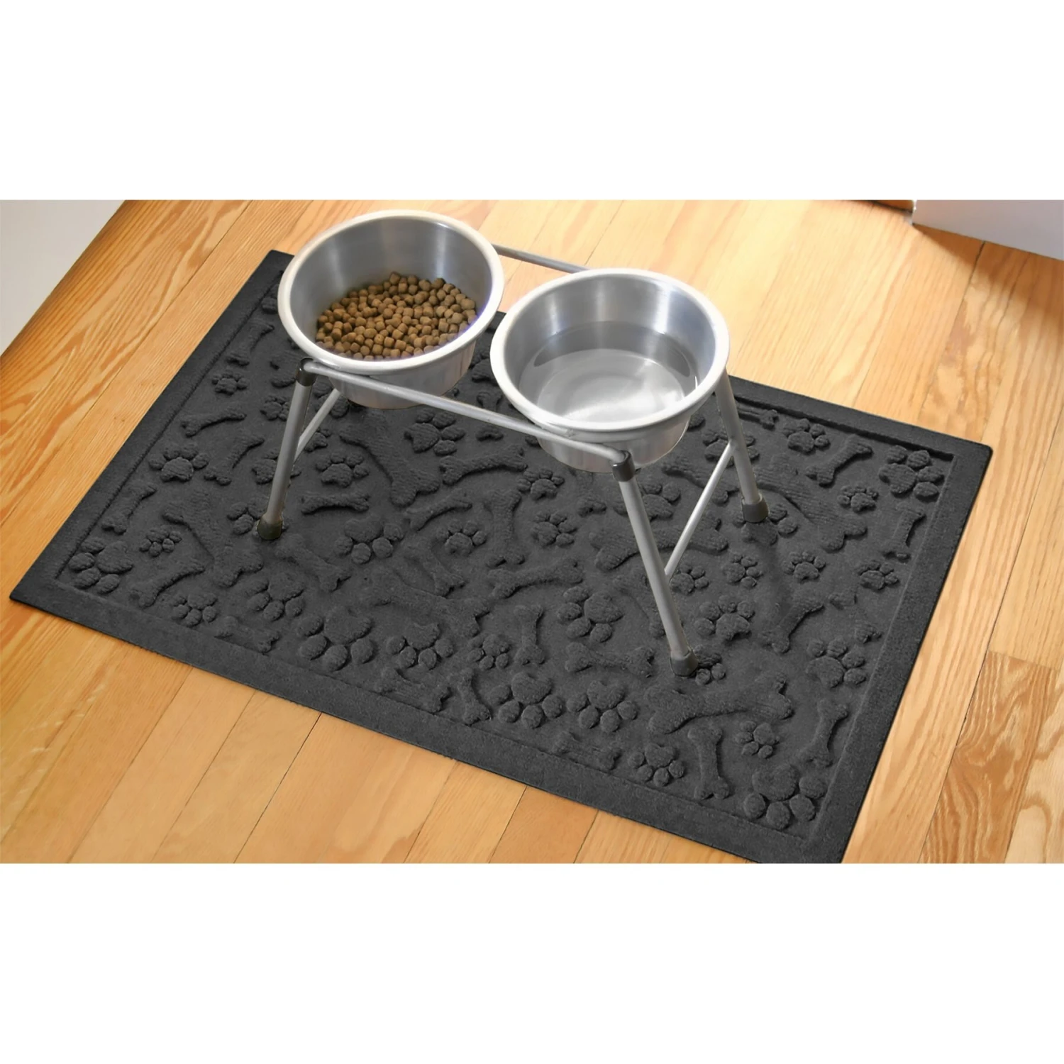 Bungalow Flooring Waterhog Paws & Bones Dog Dinner Mat 4 Bungalow Flooring Waterhog Paws & Bones Dog Dinner Mat - Image 2