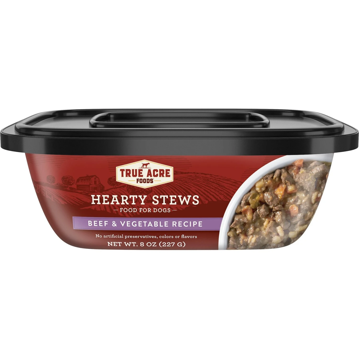 True Acre Foods Hearty Stews, Beef & Vegetable Recipe, Wet Dog Food 3 True Acre Foods Hearty Stews, Beef & Vegetable Recipe, Wet Dog Food