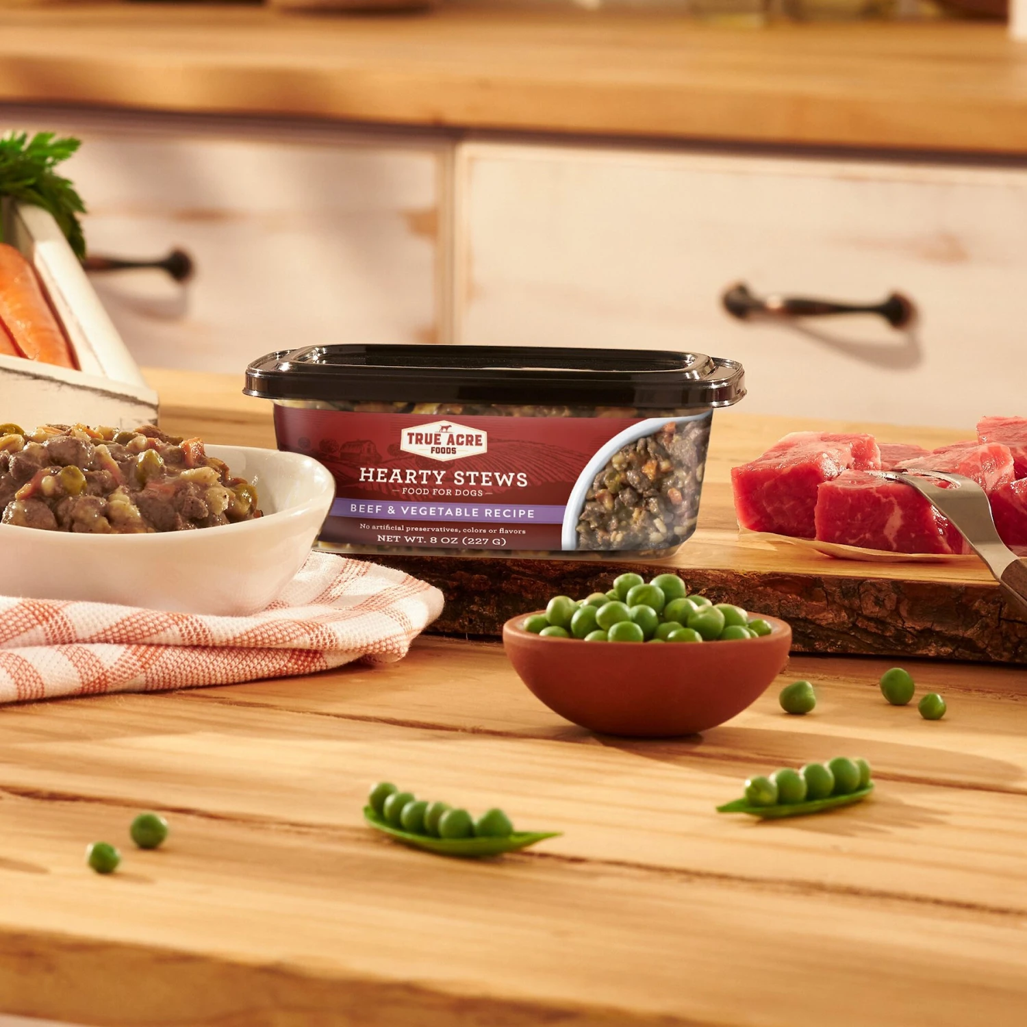 True Acre Foods Hearty Stews, Beef & Vegetable Recipe, Wet Dog Food 6 True Acre Foods Hearty Stews, Beef & Vegetable Recipe, Wet Dog Food - Image 4