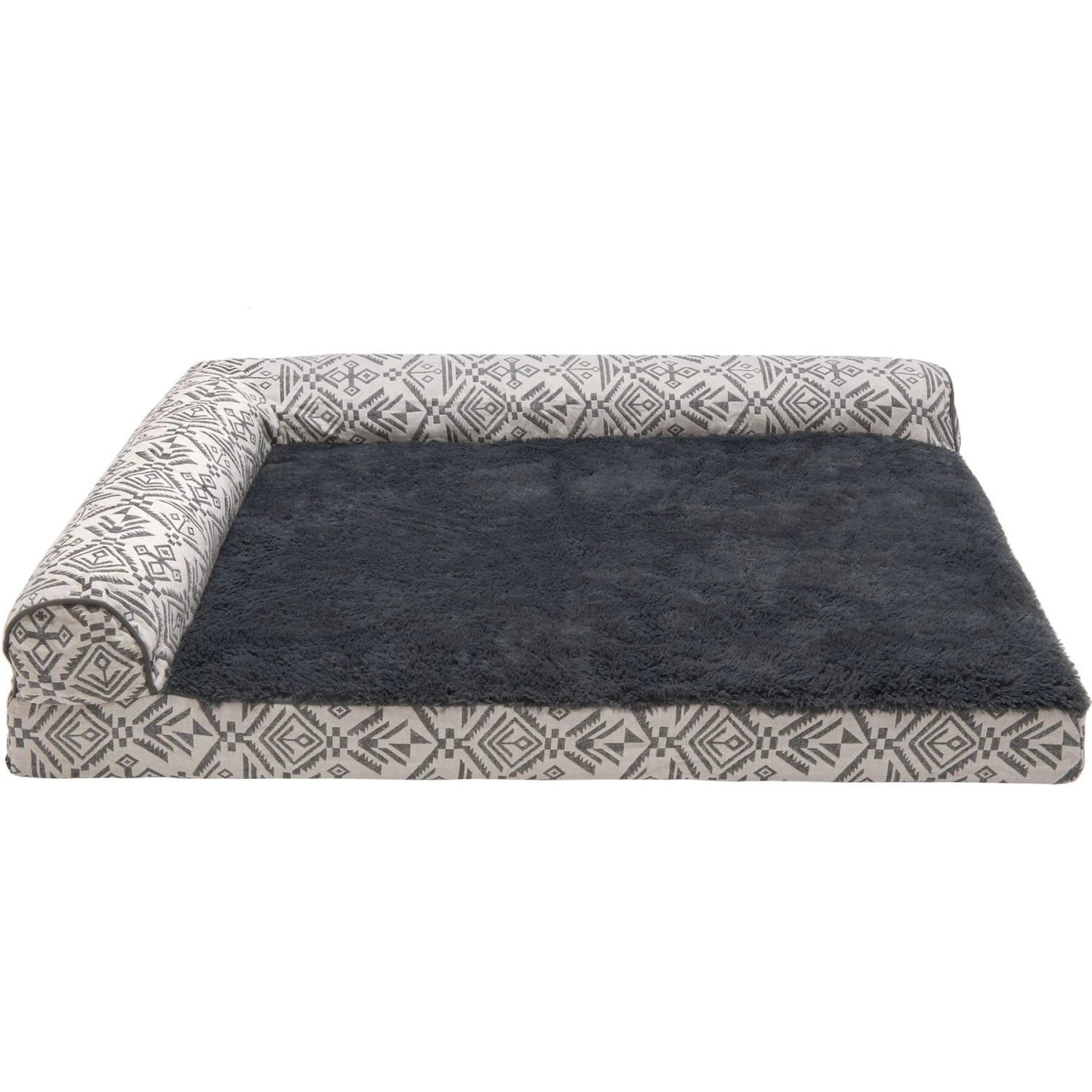 FurHaven Southwest Kilim Orthopedic Deluxe Chaise Dog & Cat Bed 5 FurHaven Southwest Kilim Orthopedic Deluxe Chaise Dog & Cat Bed - Image 3
