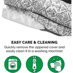 FurHaven Southwest Kilim Orthopedic Deluxe Chaise Dog & Cat Bed 18 FurHaven Southwest Kilim Orthopedic Deluxe Chaise Dog & Cat Bed -Blue Buffalos Shop 244369 PT7. AC SS1800 V1677621177