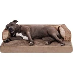 FurHaven Plush & Velvet Orthopedic Comfy Couch Dog & Cat Bed -Blue Buffalos Shop 244395 PT4. AC SS1800 V1669928994