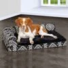 FurHaven Southwest Kilim Memory Foam Deluxe Chaise Dog & Cat Bed