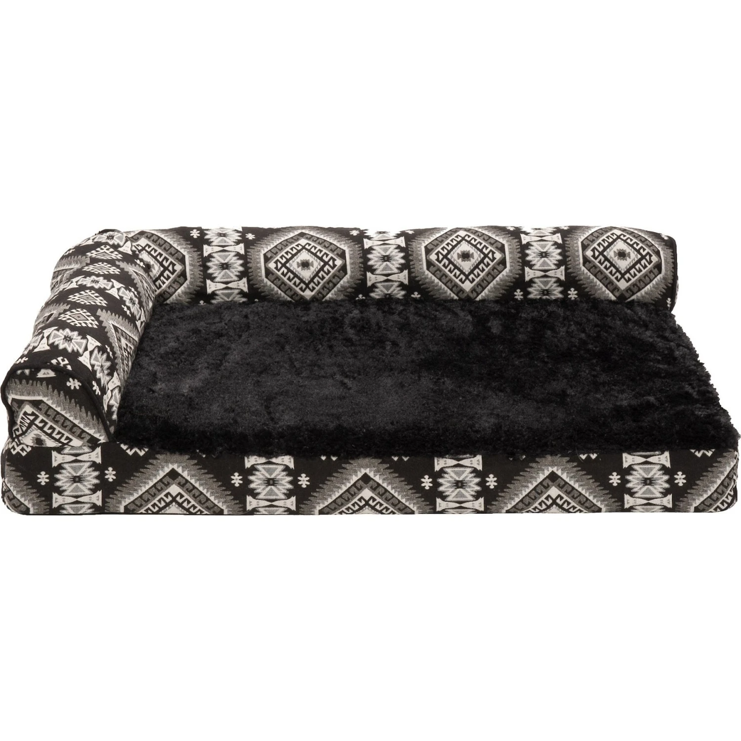 FurHaven Southwest Kilim Memory Foam Deluxe Chaise Dog & Cat Bed 5 FurHaven Southwest Kilim Memory Foam Deluxe Chaise Dog & Cat Bed - Image 3